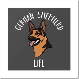 German Shepherd Life Guard Police Dog K9 Posters and Art